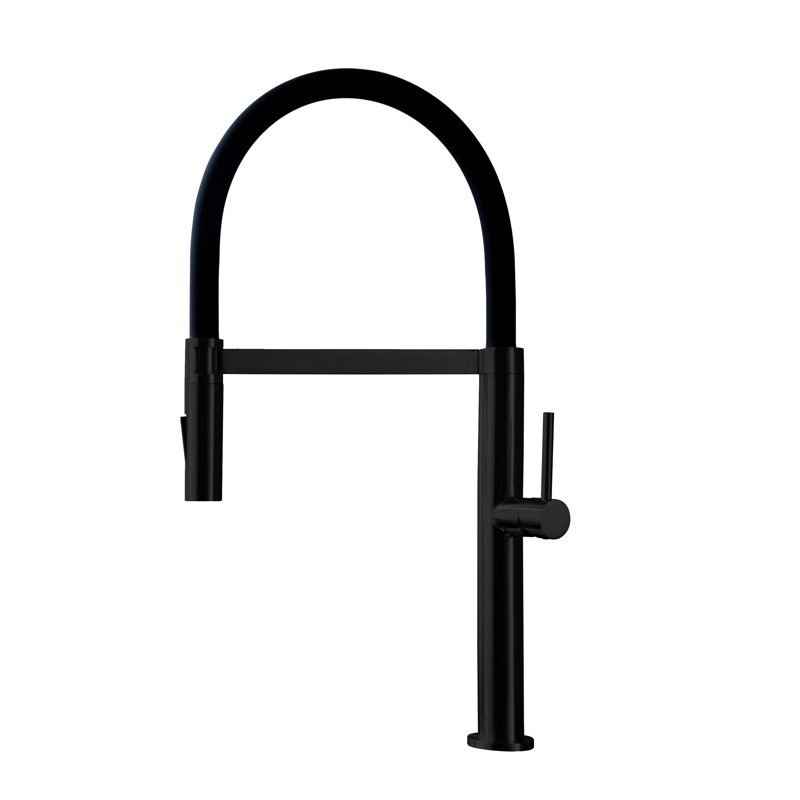 AGUA CANADA Miaggi Pull Down Kitchen Faucet, Matte Black