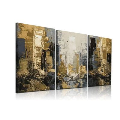 3 Piece Wrapped Canvas Set