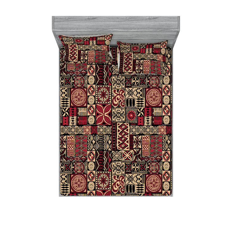 Drap-housse et taies décoratives 3 pièces Ambesonne