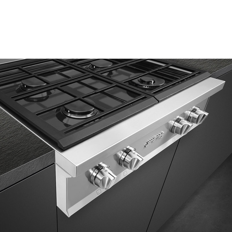30" Gas - Smeg Portofino Rangetop