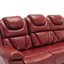 Fauteuil inclinable manuel de cinéma maison avec console centrale et bande lumineuse à DEL pour le salon-1840936700