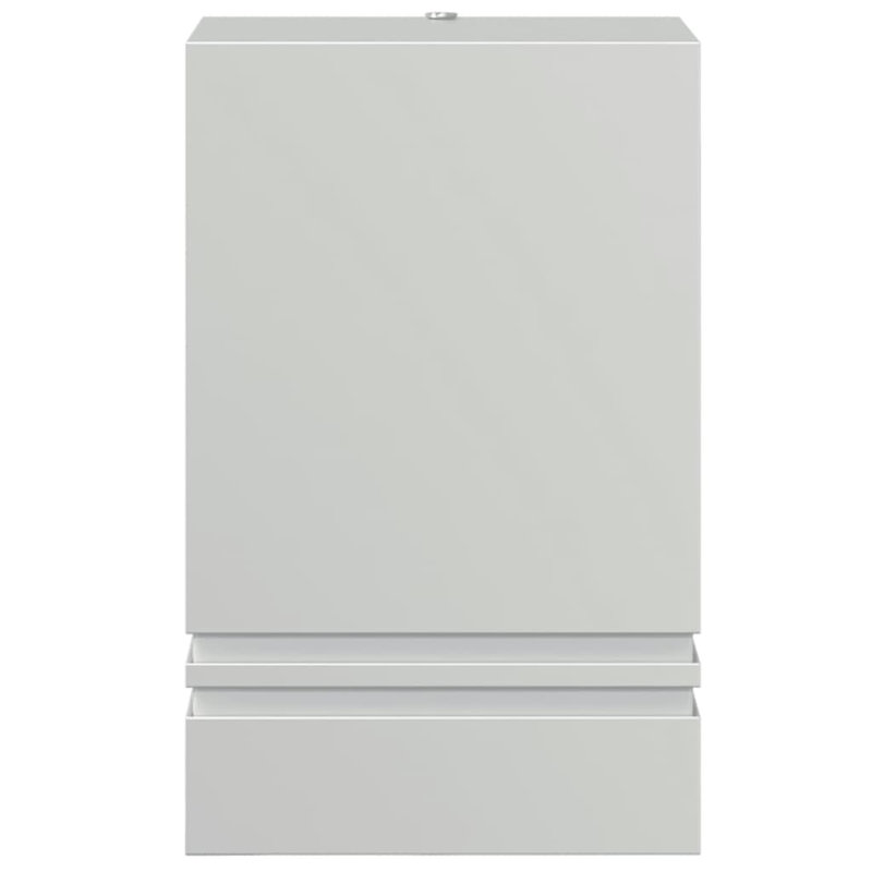 Darri Plug-in 1 Light Outdoor Wall Light, Silver
