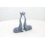 Cole And Grey Metal Dolphin Decorative Bookends With Raised Tails