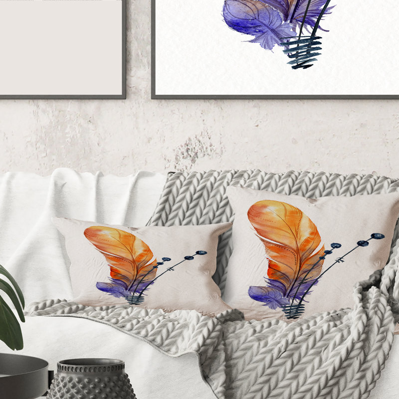 Housse de coussin rectangulaire avec insert