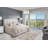 3' X 5' Light Grey Polypropylene Area Rug