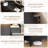 Wide 6-Drawer Wooden Chest – Dark Oak, LED Lights & Power Outlet, Modern Bedroom Organizer (Dark Oak)-1990927512
