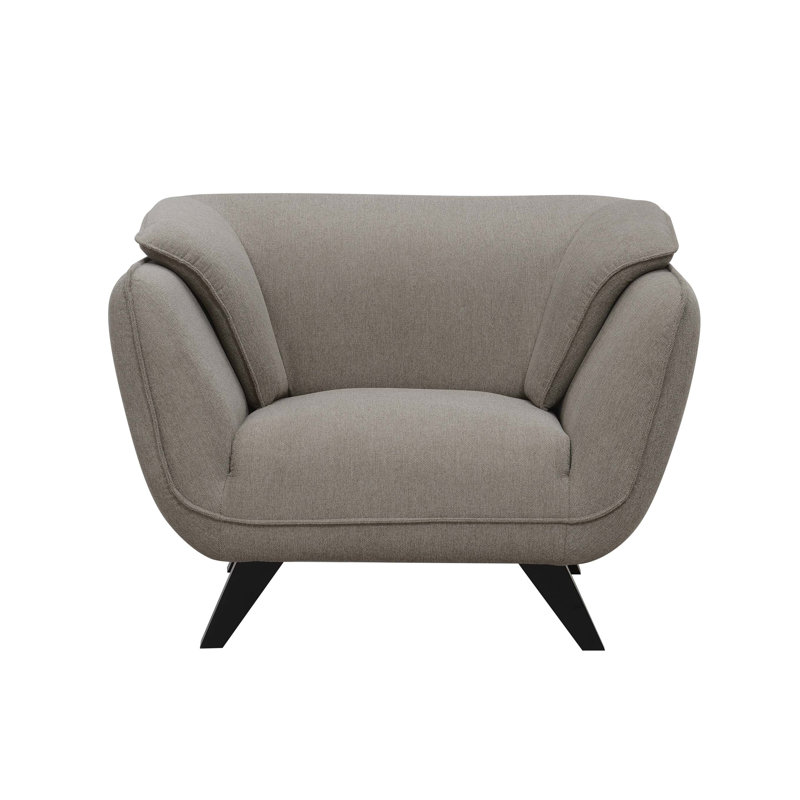 Chaise en lin Nayeli, Lin brun