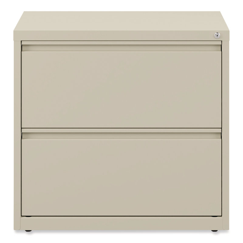 Putty 2-Drawer Lockable Mobile Legal Size File Cabinet