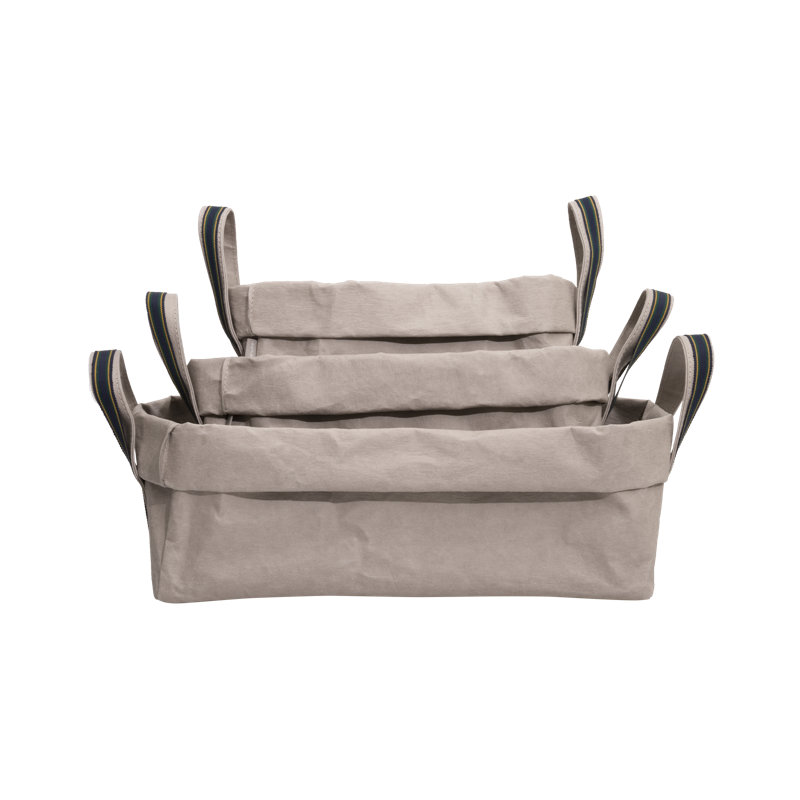 Laundry Sorter with Handles, Small (1 cm  x 25 cm  x 1  cm), Grey
