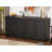 Retro 4 Doors Storage Cabinet With Adjustable Shelves-881770080