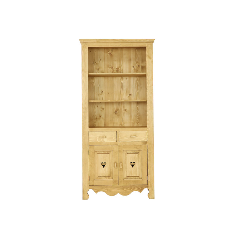 Dambrosio 196cm H x 93cm W Solid Wood Standard Bookcase