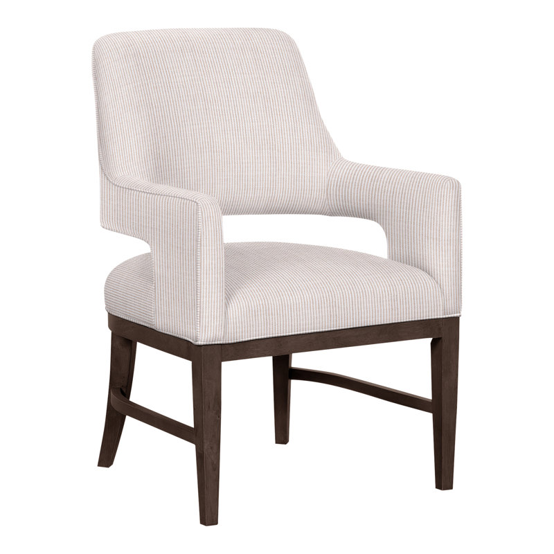 Chaise avec accoudoirs Josie Grande, Lin Perigold Replay, Noisette