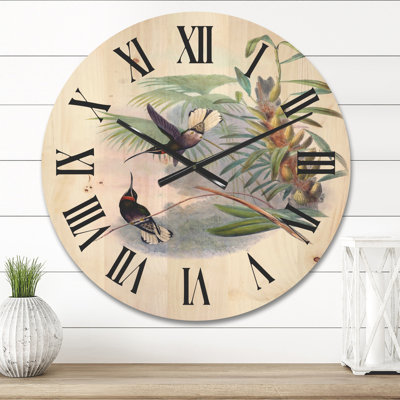 Solid Wood Wall Clock
