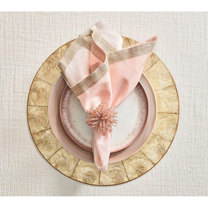 Brilliant Napkin Ring, Blush