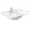 30" Single Countertop with Square Sink (1-Hole), Backsplash & Sidesplash