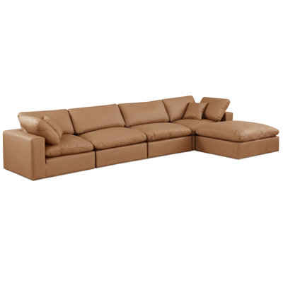 Hunor Upholstered L-Shaped Sectional Reversible