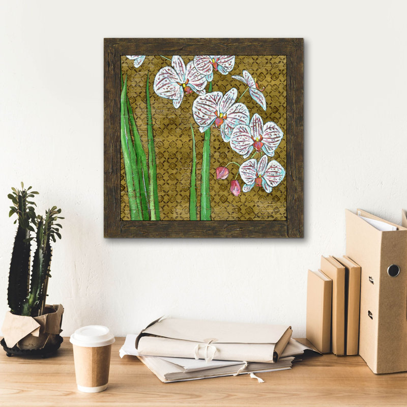 «Exotic Garden 2» par Chariklia Zarris, art mural sur toile, 18 po x 18 po