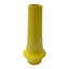 Grand vase décoratif Ziva avec base évasée, céramique jaune 16 pouces-130622717