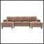 Canapé modulaire en U avec méridiennes doubles, poches de rangement et coussins d'accoudoirs pour un confort de salon spacieux-1231904400