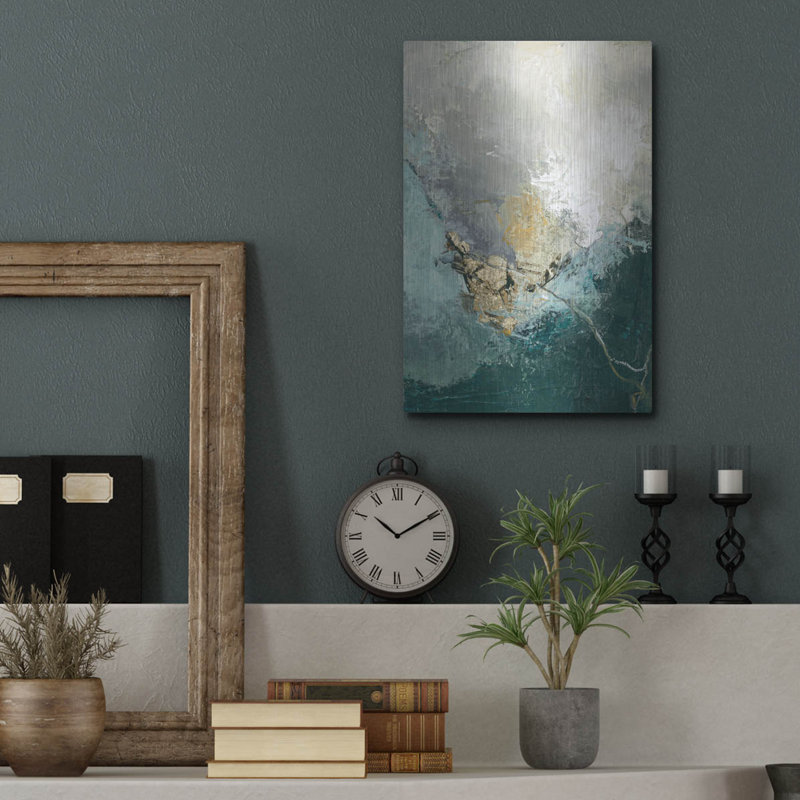  'Uphill' by Design Fabrikken Metal Wall Art, 16" H x 12" W