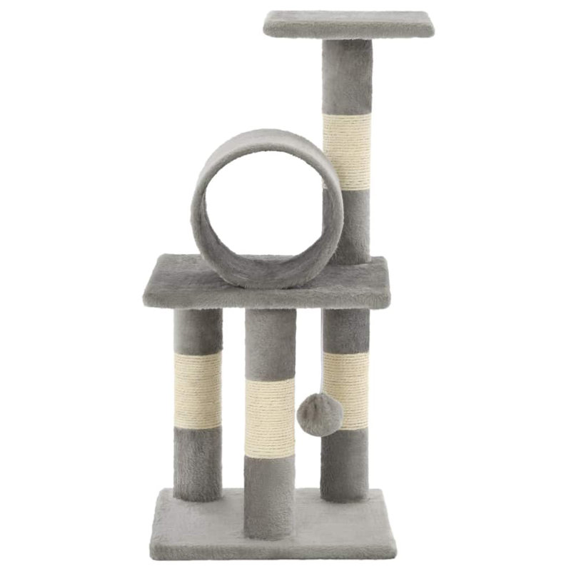 Zebediah 65cm H Cat Tree, Grey