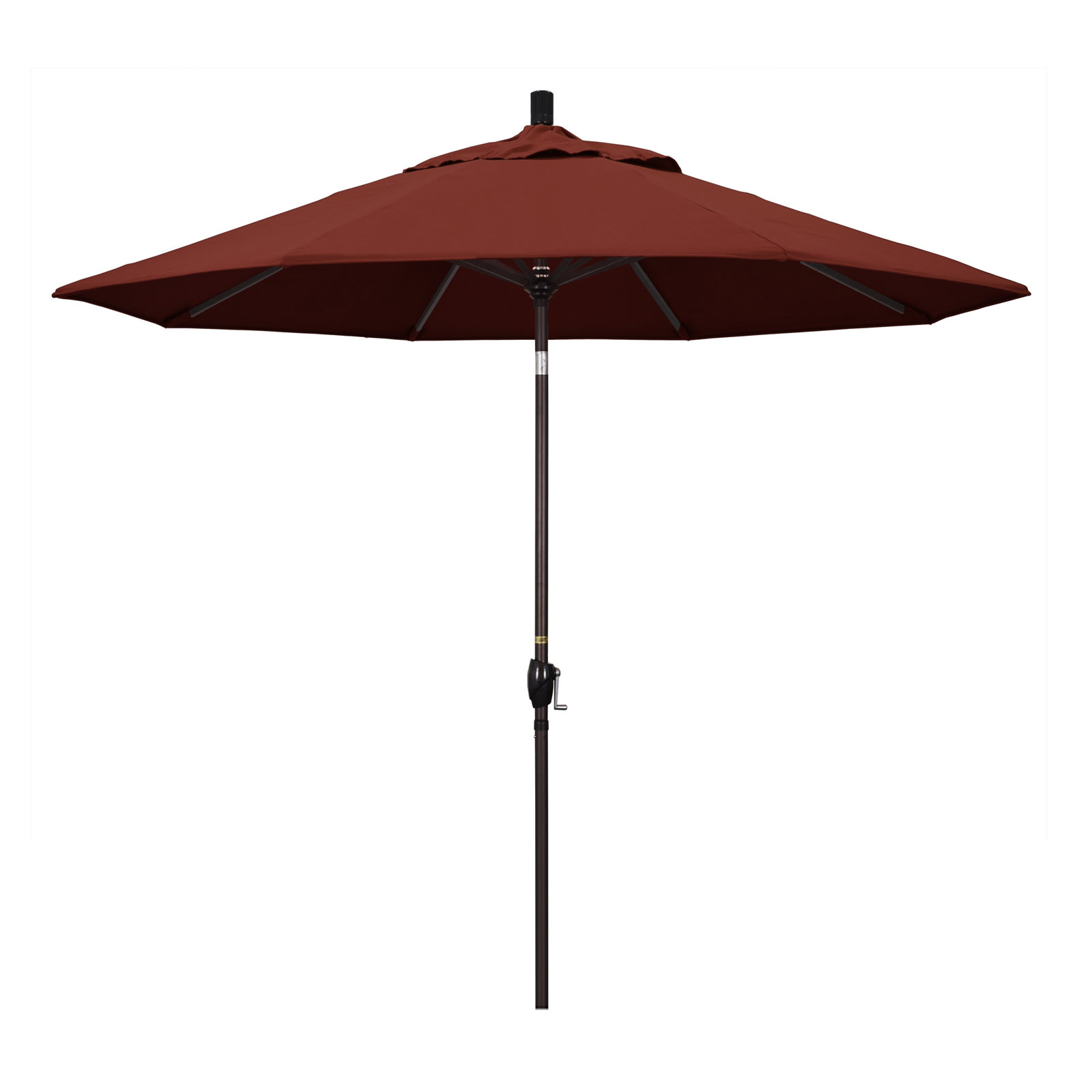 Iuka 108'' Outdoor Umbrella, Canvas Henna Sunbrella® Canvas