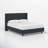 Hanson Upholstered Wingback Platform Bed-96767330-96767331