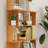Set Of 2 Free Combination Bookcase Space Saving Corner Bookshelf 55Cm Plus 80Cm Length Dark OAK Color And Other 4 Colors For Option-1430111660
