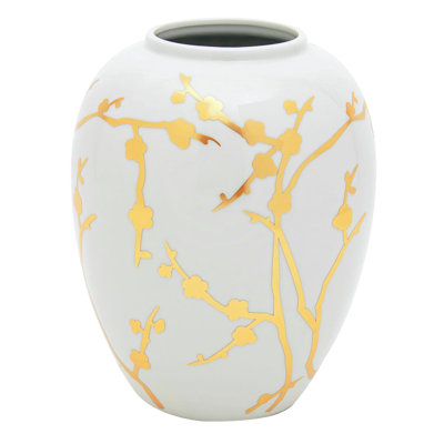 10" Gold Branches Vase