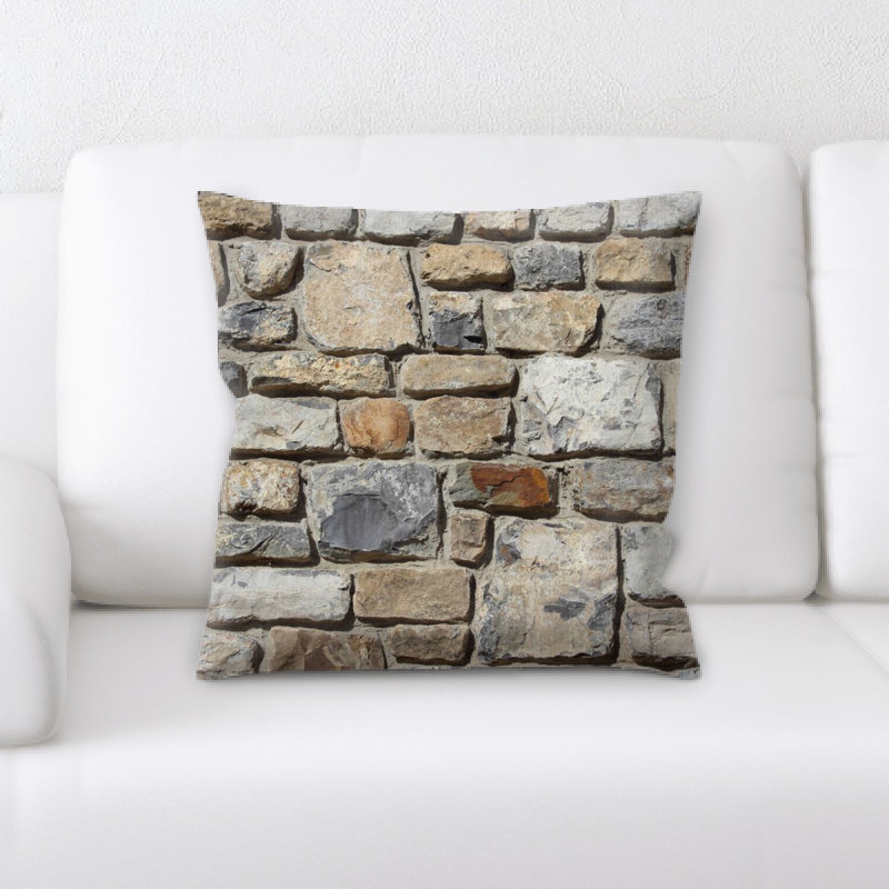 Coussin décoratif pierres
