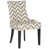 Gray/White Chevron Linen selected