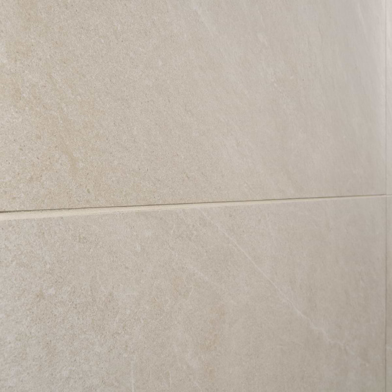 Era 24X48 Limestone Look Matte Porcelain Tile, Crema Beige