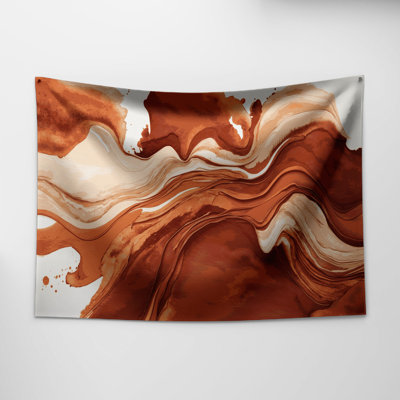 Tapisserie murale aquarelle abstraite 3