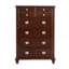 Commode verticale avec boutons ornés