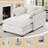 Chaise Lounge Chair Indoor with Ottoman, Oversized Chenille Lounge Sofa Chair, Comfy Reading Chair with Double-sided Armrest and Lumbar Support for Bedroom, Living Room, Office-758575794