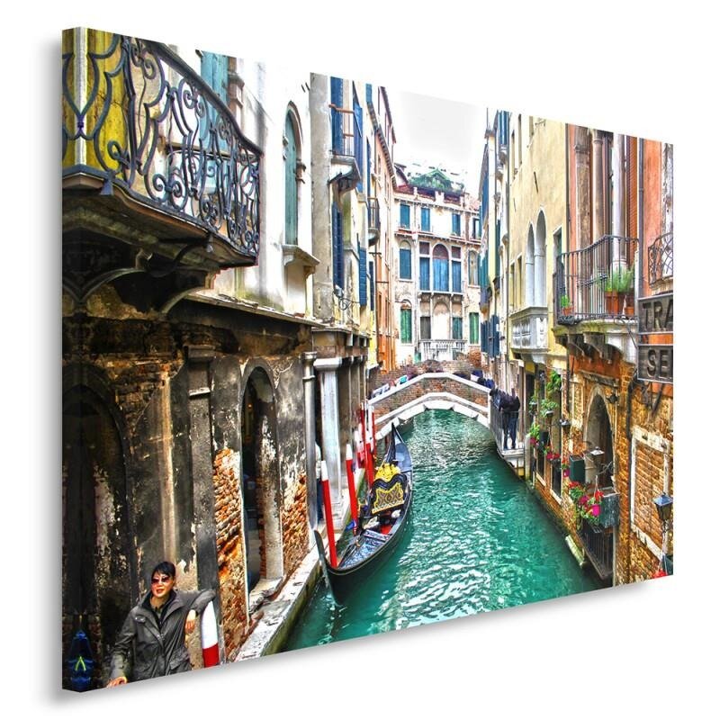 Leinwandbild Venice Canal 4 R Kulik