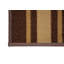 Tapis antidérapant brun uni à poils courts-1901069500