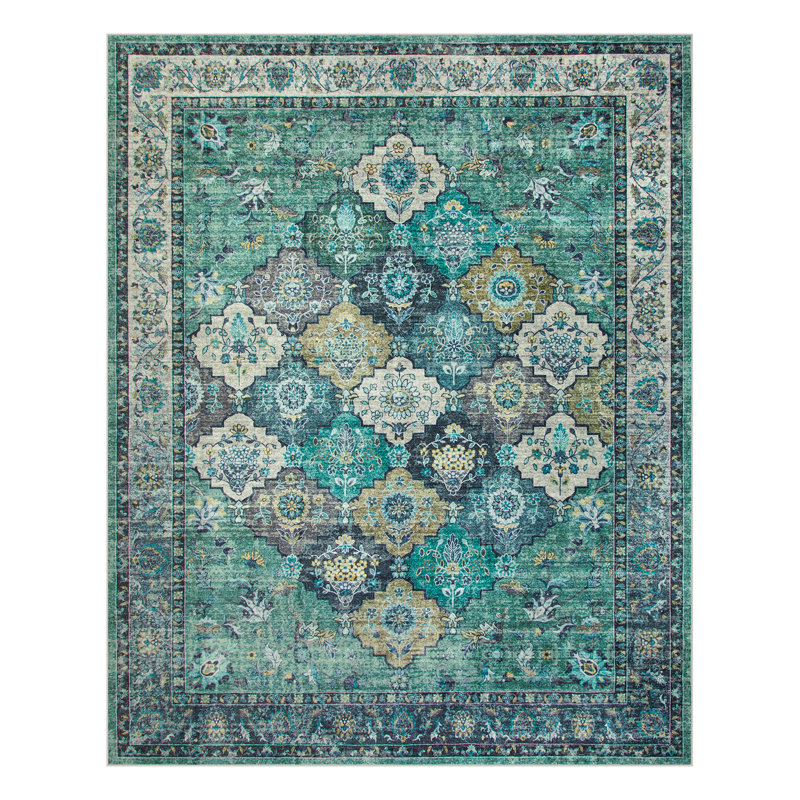 Tapis moelleux antidérapant Violia, Rectangulaire 8 pi x 10 pi