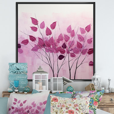Magenta Motion Leaf style minimaliste II