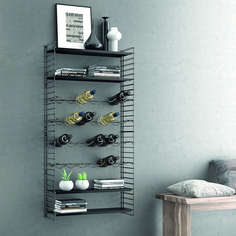 Wine Glass Rack Matte Black