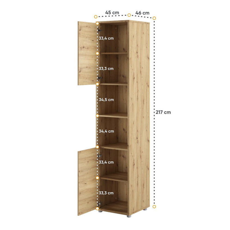 Naeva Murphy Bed, Brown