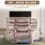 Fauteuil inclinable à bascule pivotant pour le salon, pivotant à 360 degrés, fauteuil inclinable moderne réglable, canapé inclinable classique et traditionnel avec support lombaire
