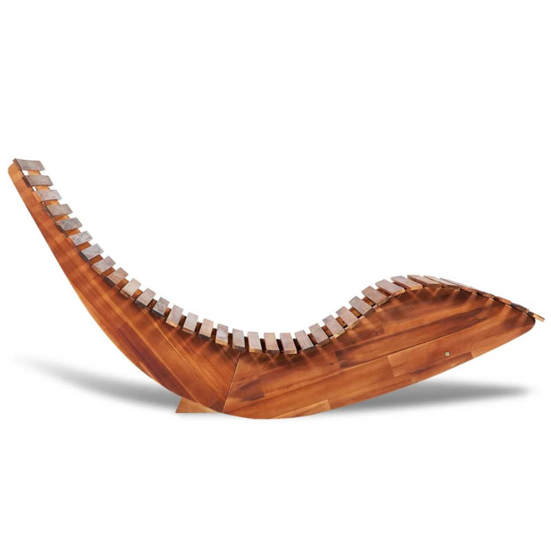 Poquito 149cm Long Acacia Single Chaise
