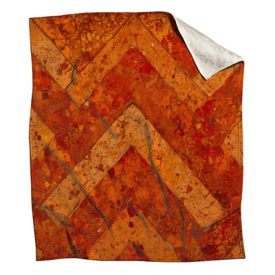 Couvertures à motif de chevrons rustiques