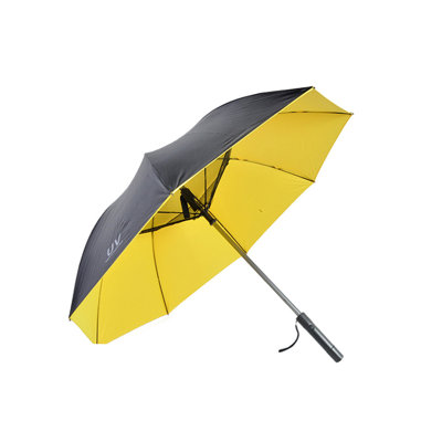 Nouveau parasol kbndieu avec ventilateur USB Nouveau parasol à long manche en duvet d'été