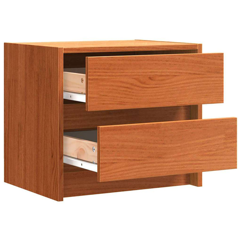 40cm W Solid Wood Bedside Table
