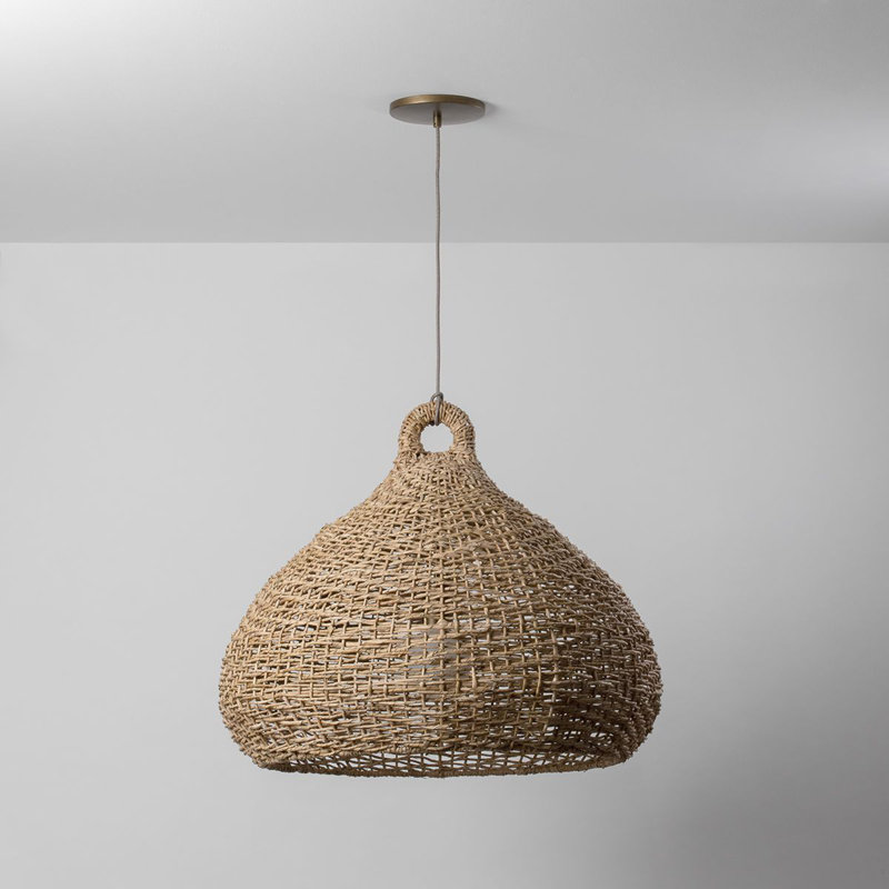 Lechlan 1 Light Pendant, 26.5" H x 32" W x 32" D