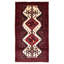 Tapis unique en laine noué à la main 3 pi 2 po x 5 pi 10 po nouvel âge Warrenton - crème / brun / rouge