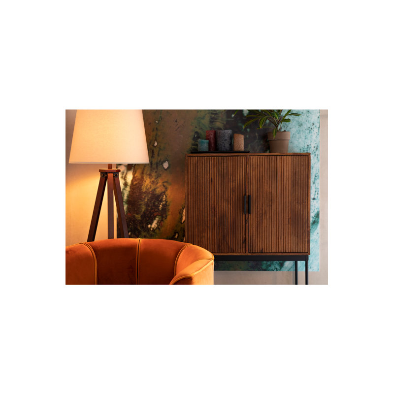 Saroo Solid Wood Accent Cabinet