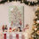 Toile tendue avec châssis de la collection Christmas Time Collection B - prête à être accrochée